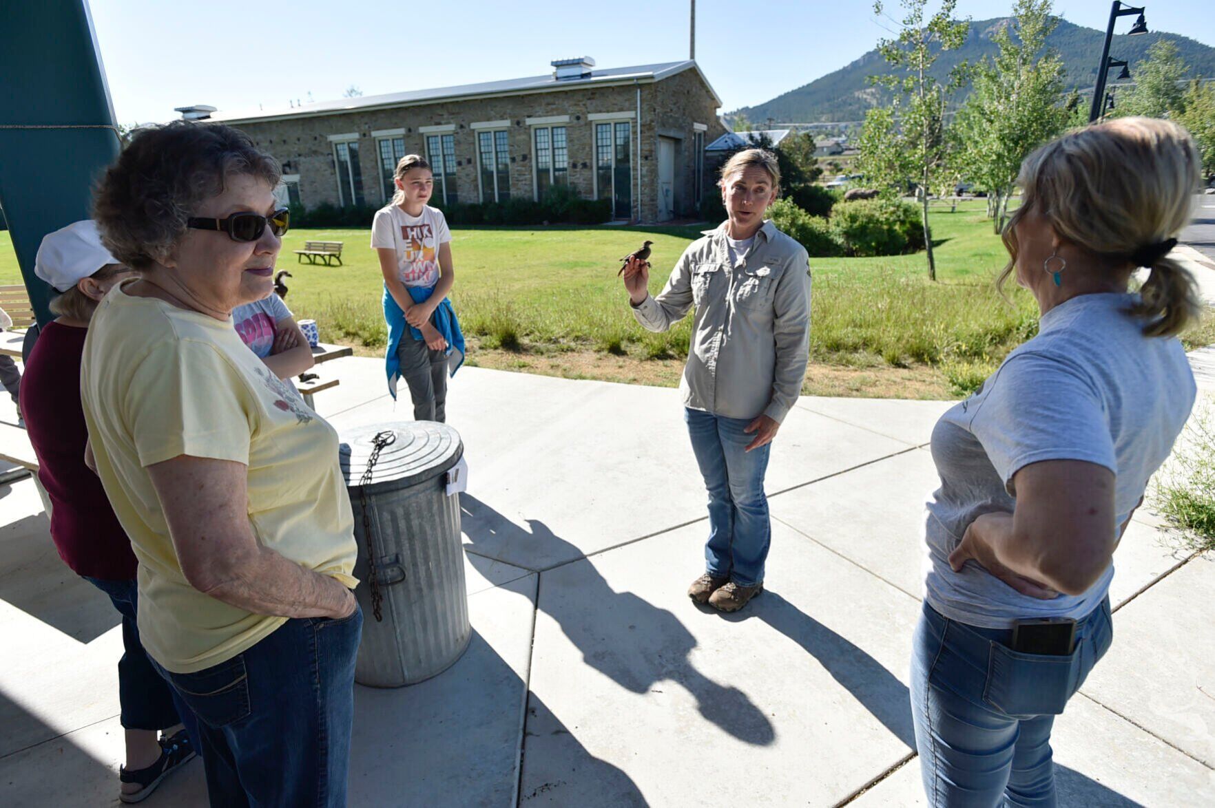 The bird banding station at Spring Meadow is unique